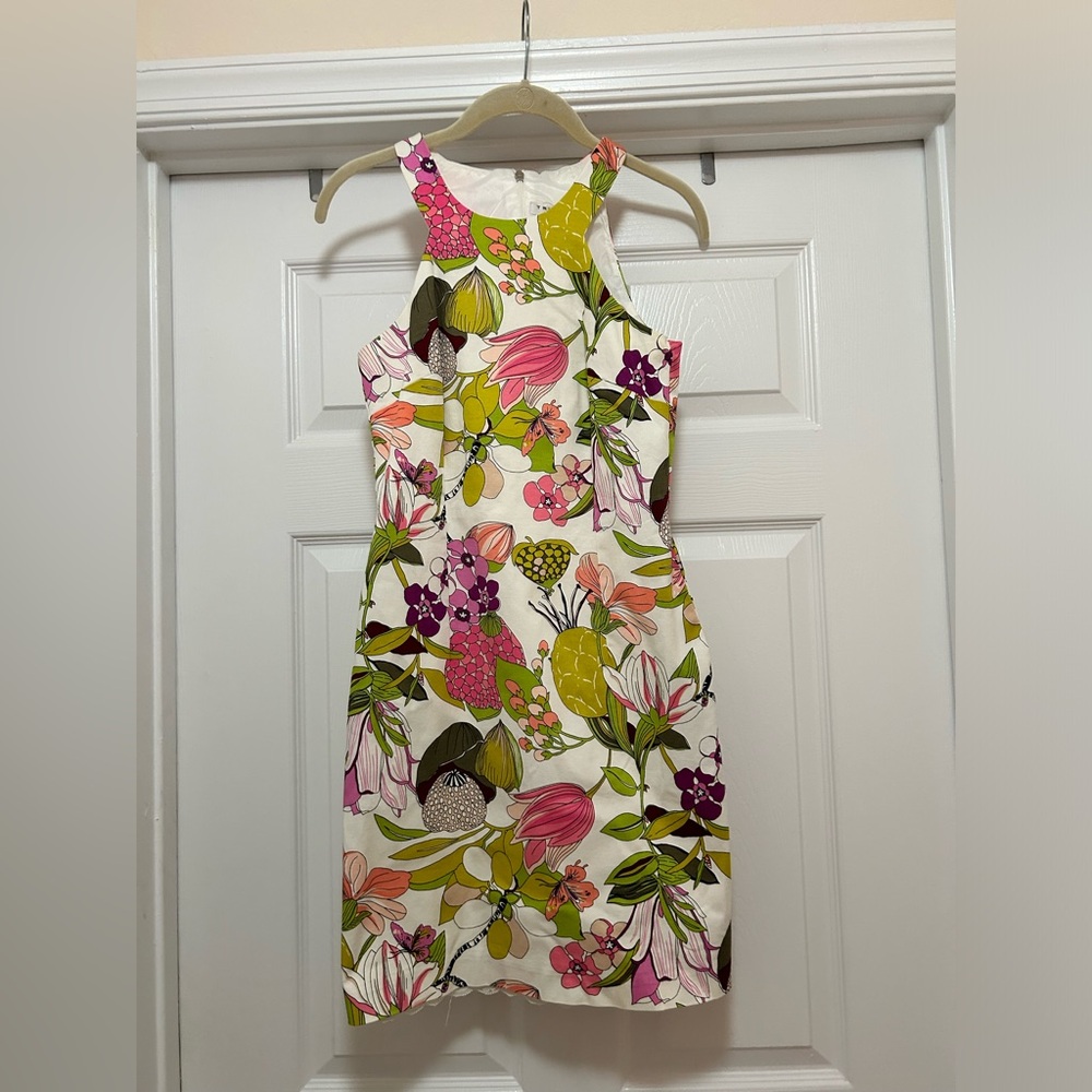 Trina Turk mod floral dress size 0